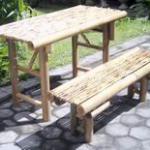 Bamboo Folding Table &amp; Chair