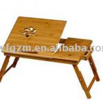 Bamboo laptop desk with one louver 120sets