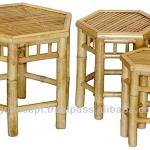 BFS13033-Bamboo Hexagonal Nesting Tables BF-13033