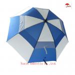 Big rain 30&#39;&#39;*8k FRP frame two layer automatic straight windproof umbrella YX-185