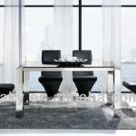 Black lacquer dining room furniture sets LK-DS012 LK-DS012  dining table