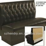 black restaurant sofa/restaurant booth RBA-1006