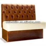 Brown Banquet PU leather hotel/bistro Sofa XL-PY2016