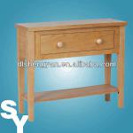 Burlywood Utility Wooden Console Table
