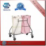 CE ISO Approved medical hospital stainless steel dressing trolley SJ-SS019 dressing trolley