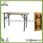 Cheap high quanlity melamine folding table (YS-7652E-L) 7652E