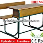 Cheap wooden double used school desks SF-63 used school desks