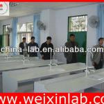 chemical resistant metal school laboratory furniture island bench