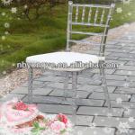 clear resin chiavari chair for party E-001