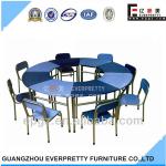 Colored children round table / child round table / kindergarten furniture SF-01K