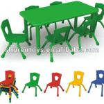 Colorful Plastic Children Tables and Chairs For Sale SR-KF0011