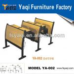 Commercial folding school desk and chair wooden school furniture YA-002 school furniture YA-002