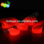 commercial rechargeable led furniture with 16 colours for pub bar night club office rental comapny/ led sofa and table set