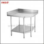 Commercial Restaurant Stainless Steel Table And Chair(INEO are professional on commercial kitchen project) SS25-6-900
