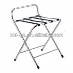 customized hotel room stainless steel luggage rack for hotel room baggage shelf luggage rack J-12