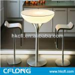 cylinder table led plastic furniture for sale CFL-0098