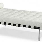 Day Bed, BARNA, White Leather 003