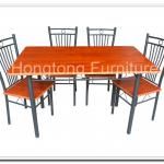 Dining set with powder coating of living room