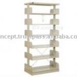 Double Sided Library Shelving w/o Side Panel S-78DS
