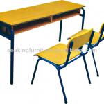 double student desk used in school 1200L x400D x750mmH HT-SD60