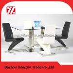 DT3004 Glass Dining Table Bench DT3004