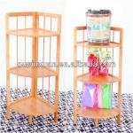 Eco-friendly china bamboo shelf /3 layers shelf/corner shelf BAMOO shelf