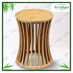 Eco-friendly round reclining bamboo children chairs EHH131108D