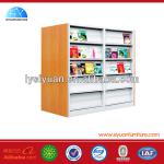 Economical library furniture bookshelves designs wooden SY-BS60
