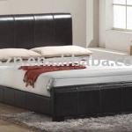 elegant faux sleigh leather bed frame SLB35 SLB35