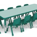ergonomic childrens pp chair and wooden table kids school furniture HJL-BC005