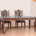 European style Solid wood carved Antique dining furniture EA011 EA011