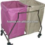 F-C22A Double Bags Laundry Trolley F-C22A