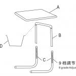 Factory Direct Hot Selling amazing folding table GHI-FT-13