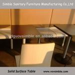 fast food restaurant corian dining table/artificial stone tables VOV-002