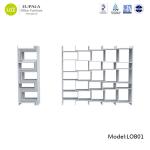 Flexble bookshelf/Modern wood shelves/foldable bookcase LOB01