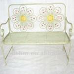 flower metal garden bench 88120391