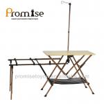 Foldable bamboo table top and alumium adjustable frame table foldable bamboo kitchen table colored kitchen table PCT331 PCT331