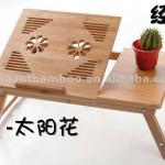 folding bamboo laptop table/desk BLT-04