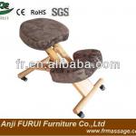 folding wooden stool with wheels,massage stool FM004-5