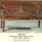 Formosa Garden Bench Mahogany Indoor Furniture KRS - 403