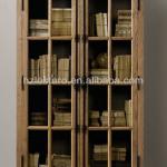 french antique style carved wooden bookcase