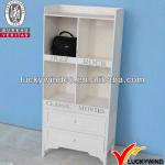 French farm antique vintage white storage wooden cabinet L19W10451