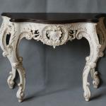 French style furniture art deco style furniture wood top decorative high end resin console table