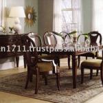 French wooden dining room