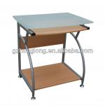 frosted and tempered glass computer table HL-801-A