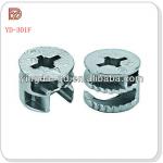 Furniture connector cam lock screws/minifix nut/furniture fittings YD-301F YD(Y)-301F