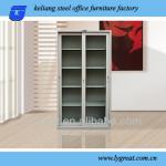 glass door metal file cabinet GLT-10X-034