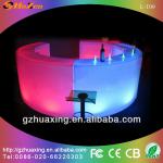 Glowing led bar table/modern bar table sets/illuminated home furniture L-T09