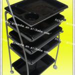 H-1210 New Hot sale salon Black hair salon trolley H-1210