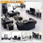 High gloss luxury italian living room set
